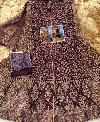 Purple Color Heavy Vaishnavi Net With Sequence Coding Work Salwar Suit 3