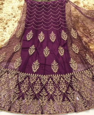 Purple Color Heavy Vaishnavi Net With Sequence Coding Work Salwar Suit 4