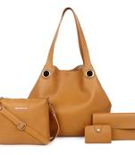 Yellow Shoulder Shopper Tote Bag