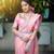 LIGHT PINK BEAUTIFUL BRIDAL SAREE