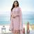 Faux Georgette Embroidered Pastel pink Trendy Salwar Kameez