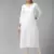 White woven cotton kurtas-and-kurtis