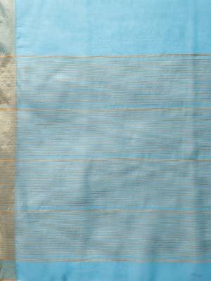 Blue embroidered silk blend Kurta Pant With Dupatta 4