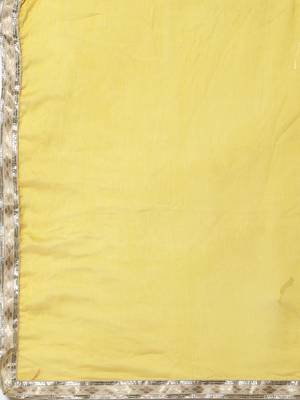 Yellow embroidered georgette salwar 3