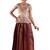 Shivangi Girls Brown Fish Tail Pattu Pavadai | Langa