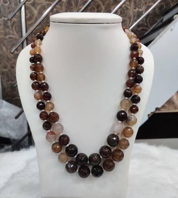 Brown onyx necklaces 1