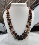 Brown onyx necklaces