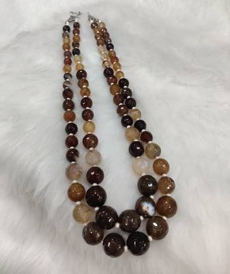 Brown onyx necklaces 2