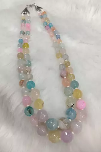 Multicolor onyx necklaces