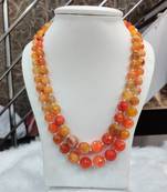 Orange onyx necklaces