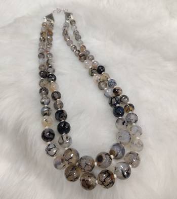 White onyx necklaces 2