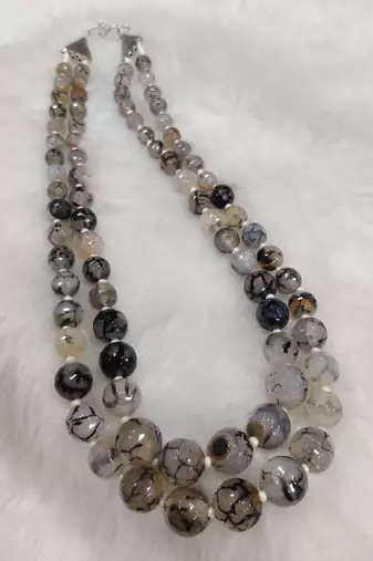 White onyx necklaces
