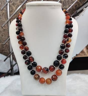 Brown onyx necklaces 1