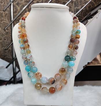 Blue onyx necklaces 1