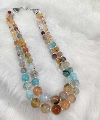 Blue onyx necklaces 2