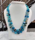 Blue onyx necklaces