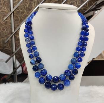 Blue onyx necklaces 1