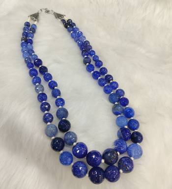 Blue onyx necklaces 2