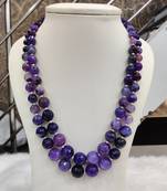 Purple onyx necklaces