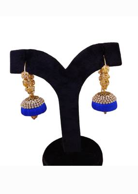Blue jhumkas 1