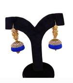 Blue jhumkas