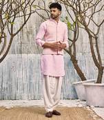 Pastel Pink Dobby Cotton Jacket