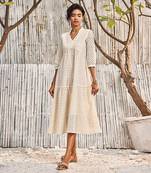 Ivory Schiffli Dress