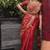 RED BEAUTIFUL BRIDAL SAREE 