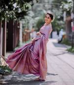 BABY PINK BEAUTIFUL SAREE