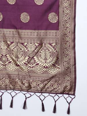Baby-pink jacquard cotton silk Kurta Pant With Dupatta 3