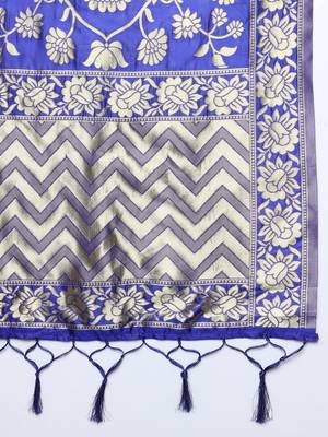 Aqua-blue jacquard cotton silk Kurta Pant With Dupatta 3