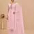 Light Pink Georgette Embroidered Straight Suits