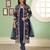 Navy Blue Georgette Embroidered Pakistani Salwar Kameez