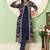 Navy Blue Georgette Embroidered Pakistani Salwar Kameez
