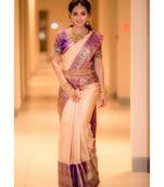 GOLDEN BEAUTIFUL TREDITIONAL SAREE 