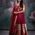 Wine Munia ethnic Dress with Dupatta set