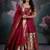 Wine Munia ethnic Dress with Dupatta set