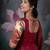 Wine Munia ethnic Dress with Dupatta set