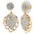 Plated Abstract Art Pendant Set for Women