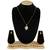 Plated Abstract Art Pendant Set for Women