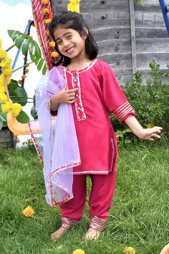 Patalah Suit For Little Girls