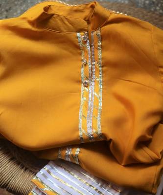 Manjal Unisex Suit For Little Kids 4