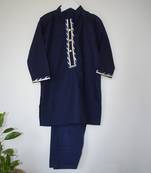 Navy Blue Kurta Pajyama