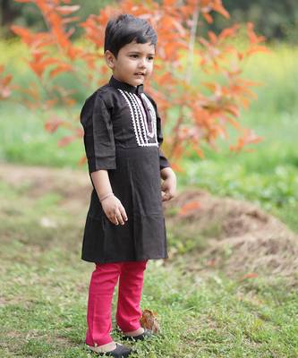Khawaab Cotton Kurta Payjama For Boys 3