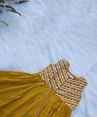 Camilla Mustard Dress 2