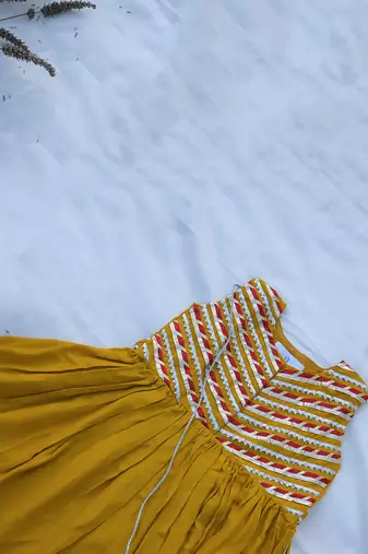 Camilla Mustard Dress