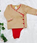 Camel Cotton Angrakha Jhabla