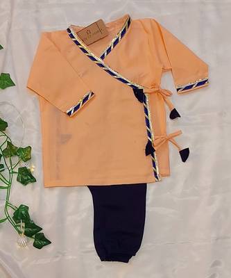 Plum Cotton Angrakha Jhabla 1