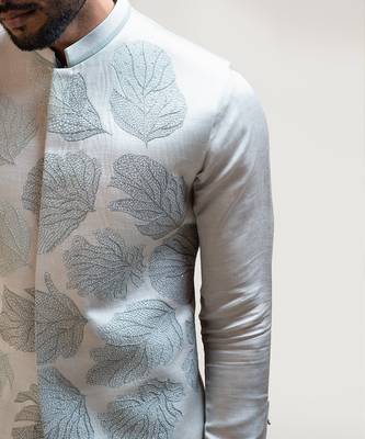 Grey Maple Leaf Nehru 3