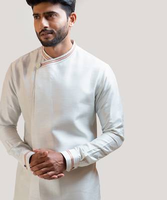 Overlapping Madhubani Embroidered Kurta Set 2